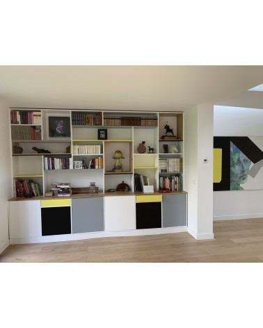bibliotheque encastree sur-mesure